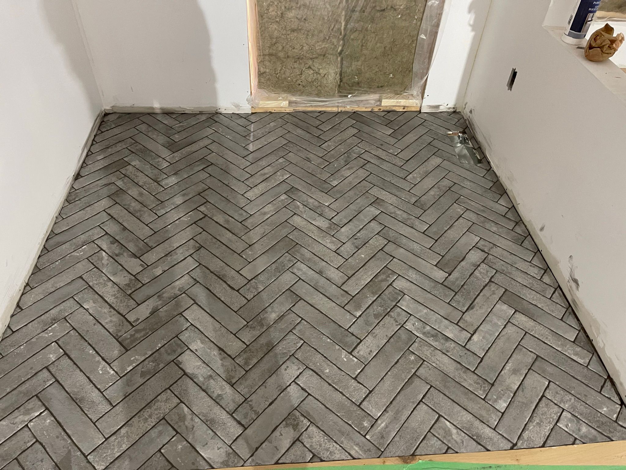 Luxury tile flooring detail